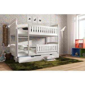 Detská posteľ 80 x 180 cm Irwin (s roštom a úl. priestorom) (biela). Vlastná spoľahlivá doprava až k Vám domov