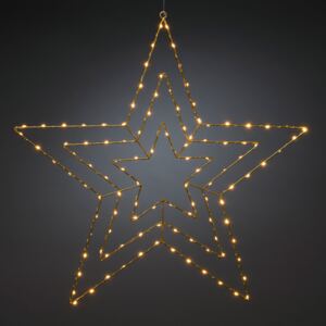 LED dekoratívne svetlo Goldstern 66 x 64 cm