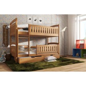 Detská posteľ 90 x 190 cm Irwin (s roštom a úl. priestorom) (buk). Vlastná spoľahlivá doprava až k Vám domov