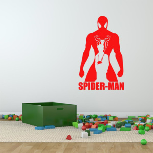 GLIX Avengers Spider Man - samolepka na stenu Červená 30x20 cm