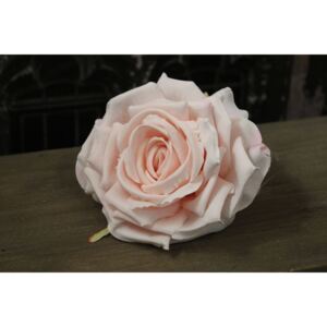 Ružová ruža hlava 15cm