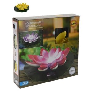 LED Lotus – žltý 28 cm