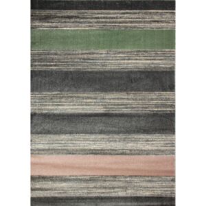 Kusový koberec Pruhy sivý 1, Velikosti 133x190cm