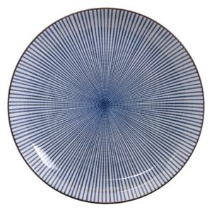 Modrý porcelánový tanier Tokyo Design Studio Yoko, ⌀ 25 cm