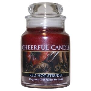 CHEERFUL CANDLE - Čerstvá jablková štrúdľa - RED HOT STRUDEL 170g