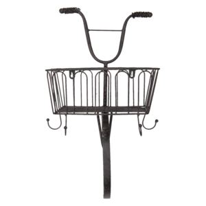Bicykel - držiak na kvetináč kov
