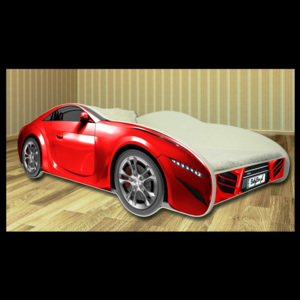 Chlapčenské postele Auto S-CAR červené