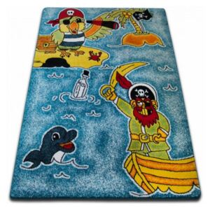 Detský kusový koberec Pirát modrý, Velikosti 160x220cm