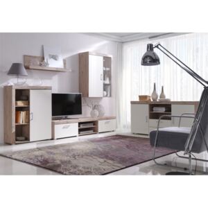 MEBLINE Trendy nábytok do obývacej izby SAMBA zostava 3 san marino / krémový