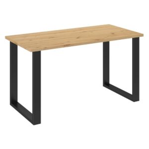 Moderný jedálenský stôl Industrial dub artisan 138x67 cm