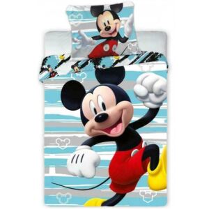 APtex · Obliečky do detskej postieľky Mickey Mouse - Disney - 100% bavlna - 40 x 60 cm + 100 x 135 cm