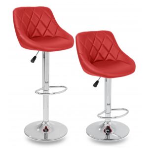 AGA Barová stolička 2 kusy MR2000RED - Červená