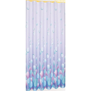Aqualine 1096 sprchový záves 180x180cm, 100% polyester, svetlo fialový