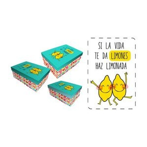 Úložné/darčekové krabice Baggy Limones