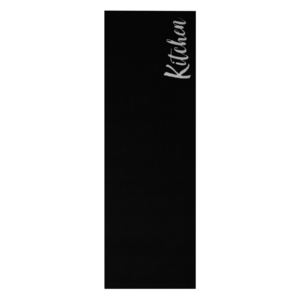 Kuchynský behúň Hansa Home Cook & Clean Black Typo, 150 x 50 cm