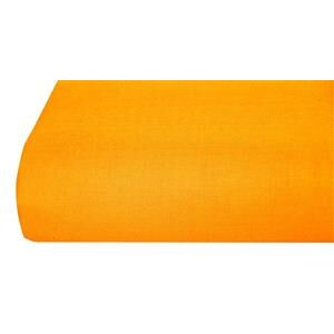Oranžová Bavlnená plachta bez gumičky 140x240