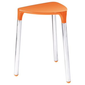 Yannis 217267 kúpeľňová stolička, 37x43,5x32,3 cm, oranžová
