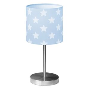 Dizajnová stojaca lampa s motívom hviezd modrá