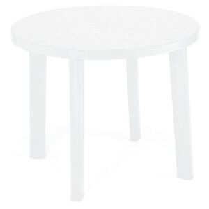 Záhradný stôl TONDO - biely