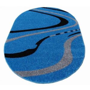 Kusový koberec Hilar modrý ovál, Velikosti 120x170cm