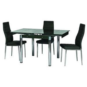 Stôl GD082 čierna 80(131)x80