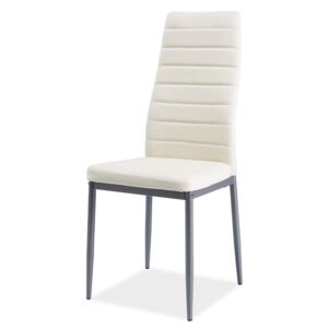 SIG Jedálenská stolička H261 krémová/aluminium