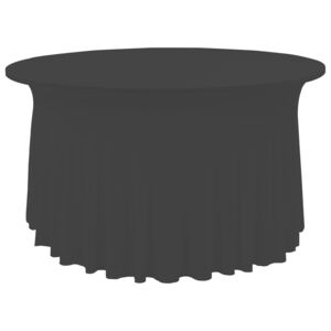 Naťahovacie obrusy na stôl so závesom 2 ks čierne 150x74 cm