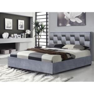 Halmar ANNABEL 160x200 čalúnená posteľ s úložným priestorom sivá