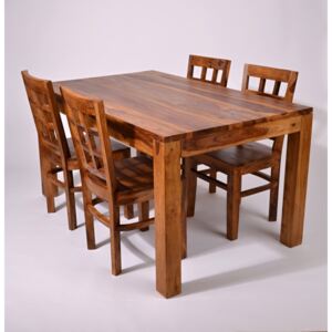 Stôl z masívu 150 + 4x stolička CL