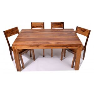 Stôl z masívu 150 + 4x stolička Marry