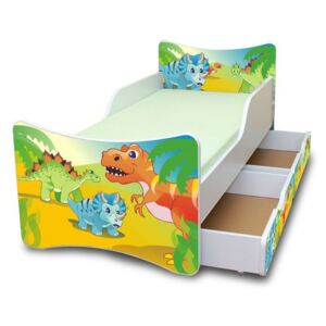 MAXMAX Dětská postel se šuplíkem 180x80 cm - DINO