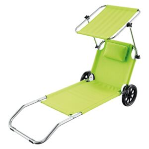 CRIVIT® Plážové a transportné ležadlo (zelená), zelená (100324810)