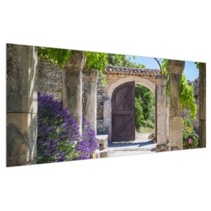 Obraz letnej stredomorskej brány (120x50 cm)