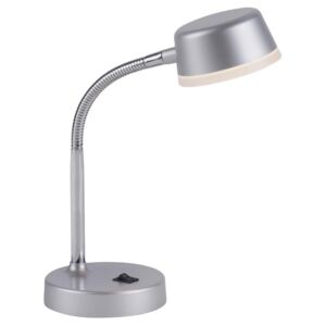 Leuchten Direkt Leuchten Direkt 14825-21 - LED Stolná lampa ENISA 1xLED/3,5W/230V strieborná W2019 + záruka 3 roky zadarmo