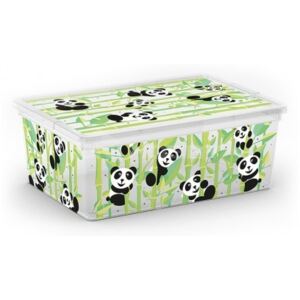 Plastový C Box s vekom S cute animals Panda