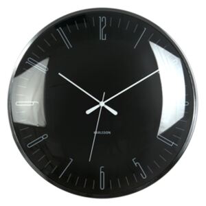 Karlsson Elegantné nástenné hodiny - Karlsson Dragonfly Black, OE 40 cm