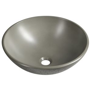 Formigo FG005 betónové umývadlo, priemer 41 cm, šedé
