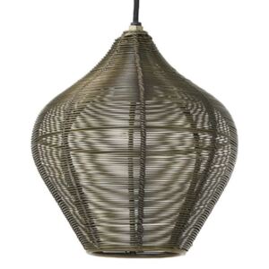 Bronzové antik závesné kovové svetlo Alvaro - Ø20*22cm