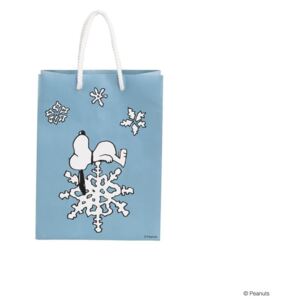 Butlers PEANUTS Darčeková taška Snoopy snehová vločka malá