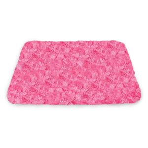 Podlasiak Kúpeľňový kusový plyšový koberec / do kúpeľne tmavo ružová pink 50x70cm Rozměr: 50x70cm