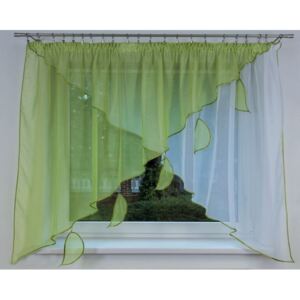Voálové záclona Johanka zelená 300x140cm