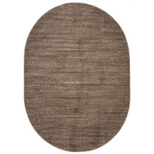 Kusový koberec Remon svetlo hnedý ovál, Velikosti 140x190cm