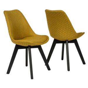 BAND TEES Jedálenská stolička – žltá – sada 2 ks - zľava 10% (kód EXTRA10SK)
