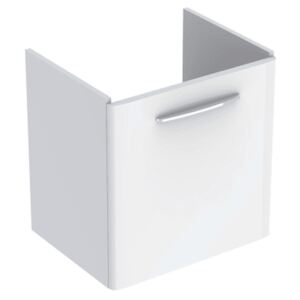 Kúpeľňová skrinka pod umývadlo Geberit Selnova 54,4x44,6x55,7 cm biela lesk 500.180.01.1