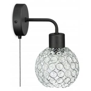 Nástěnná lampa s vypínačem Krystal Ball LED