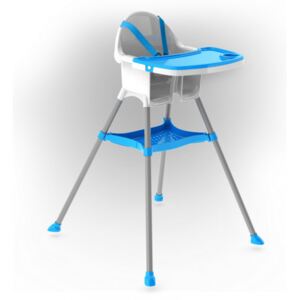Inlea4Fun jedálenská stolička - modrá