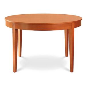 BRK - Jedálenský stôl OKRÚHLY1 80 cm buk červený