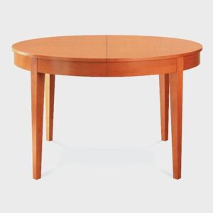 BRK - Jedálenský stôl OKRÚHLY3 rozťahovací 80 cm + 80 cm buk červený