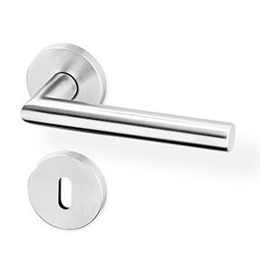 Dverové kovanie ACT Tipa SlideBloc R (NEREZ) - BB kľučka-kľučka otvor pre obyčajný kľúč/Nerez