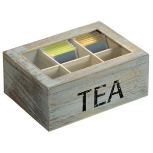 Kesper Box na čaj, Vintage sivá 58931 (Box na čaj)
